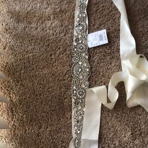 Vintage style bridal sash